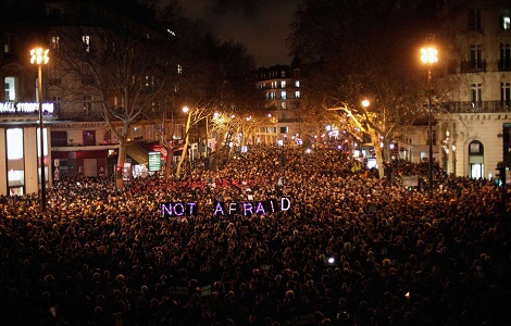 france charlie hebdo not afraid