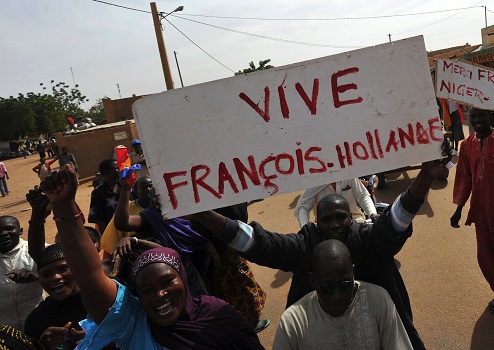 mali welcome to hollande in gao afp getty images