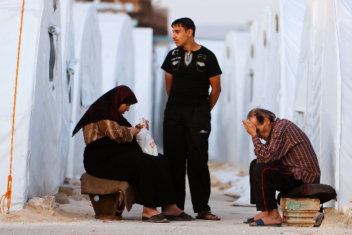 syria turkish border refugee camp 1